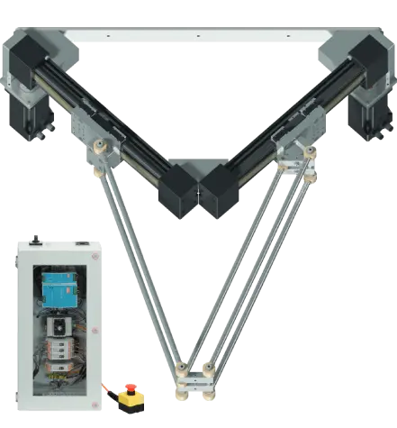 2-Achs Delta-Roboter | 2 DOF | 400 mm | 5kg